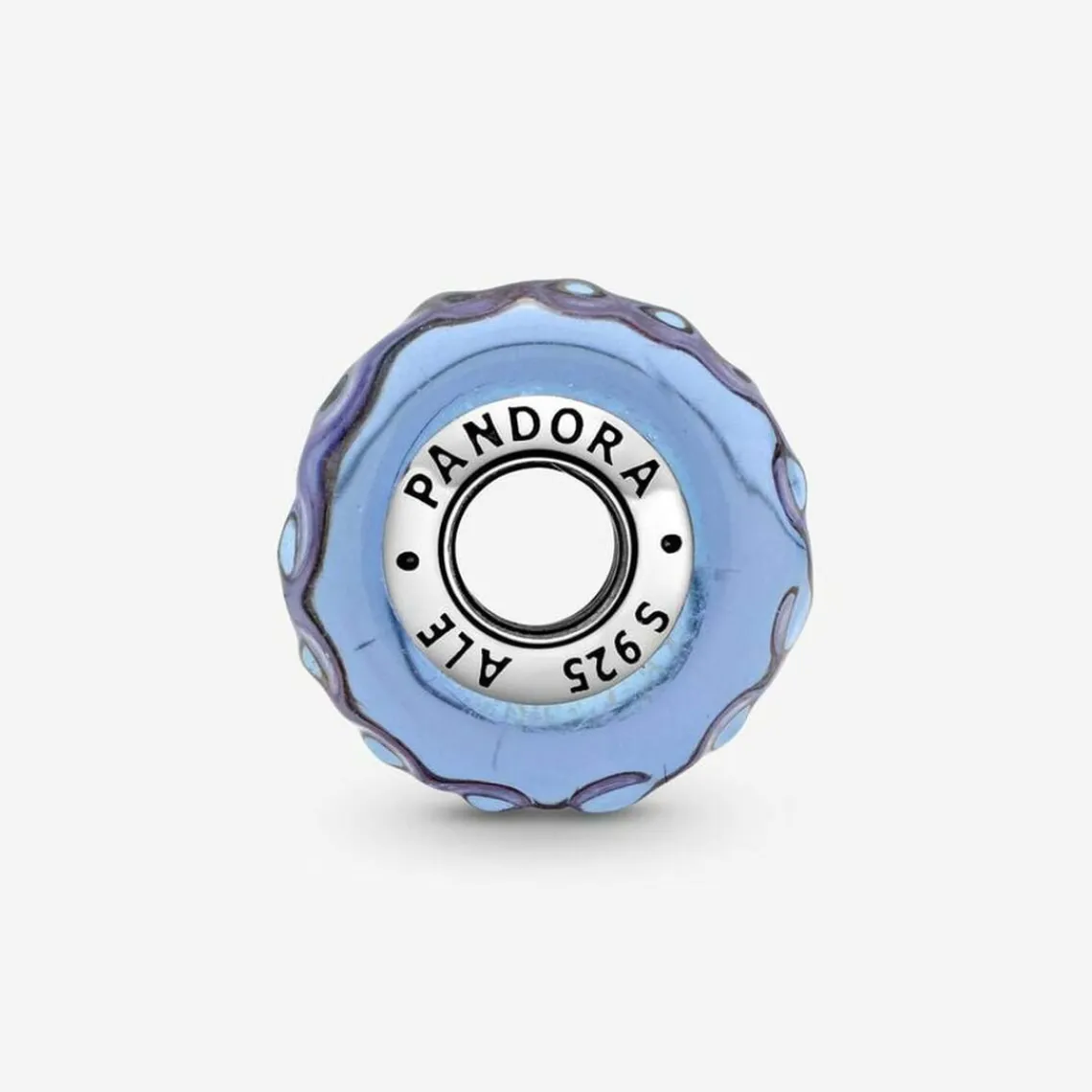 Pandora Charm Moments Lavande en verre de Murano ondulé | Femme Charms
