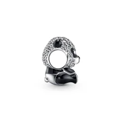 Pandora Charm Moments panda noir scintillant | Femme Charms