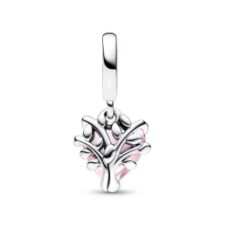 Pandora Charm Moments - Pendant Cœur et Arbre de Vie Rose | Femme Charms