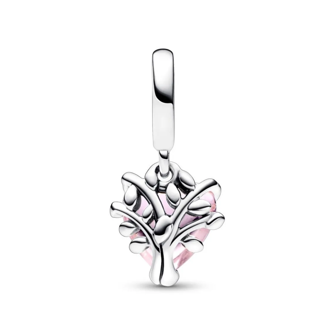 Pandora Charm Moments - Pendant Cœur et Arbre de Vie Rose | Femme Charms