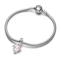 Pandora Charm Moments - Pendant Cœur et Arbre de Vie Rose | Femme Charms