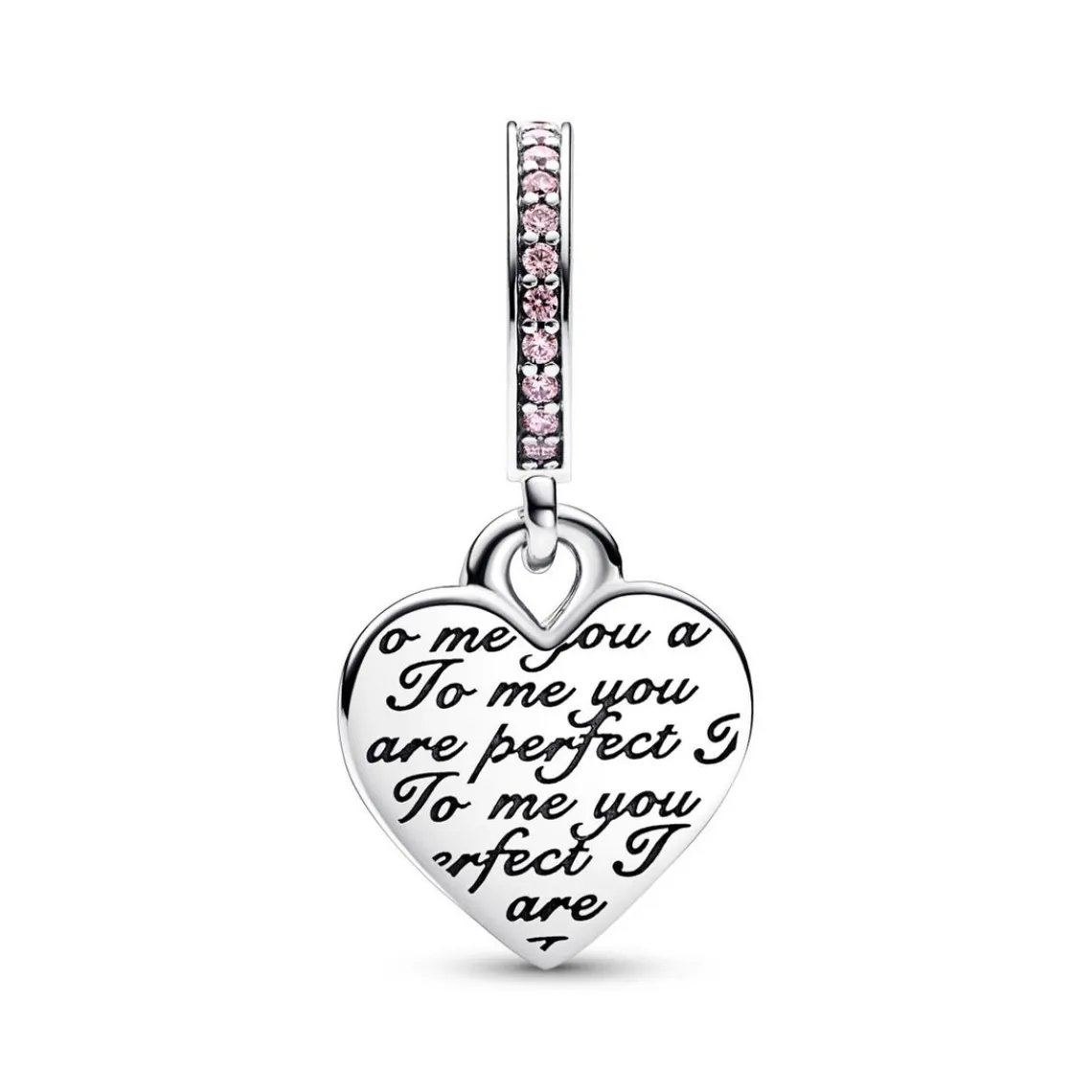 Pandora Charm Moments - Pendant Double Cœur de l’Infini Bimatière | Femme Charms