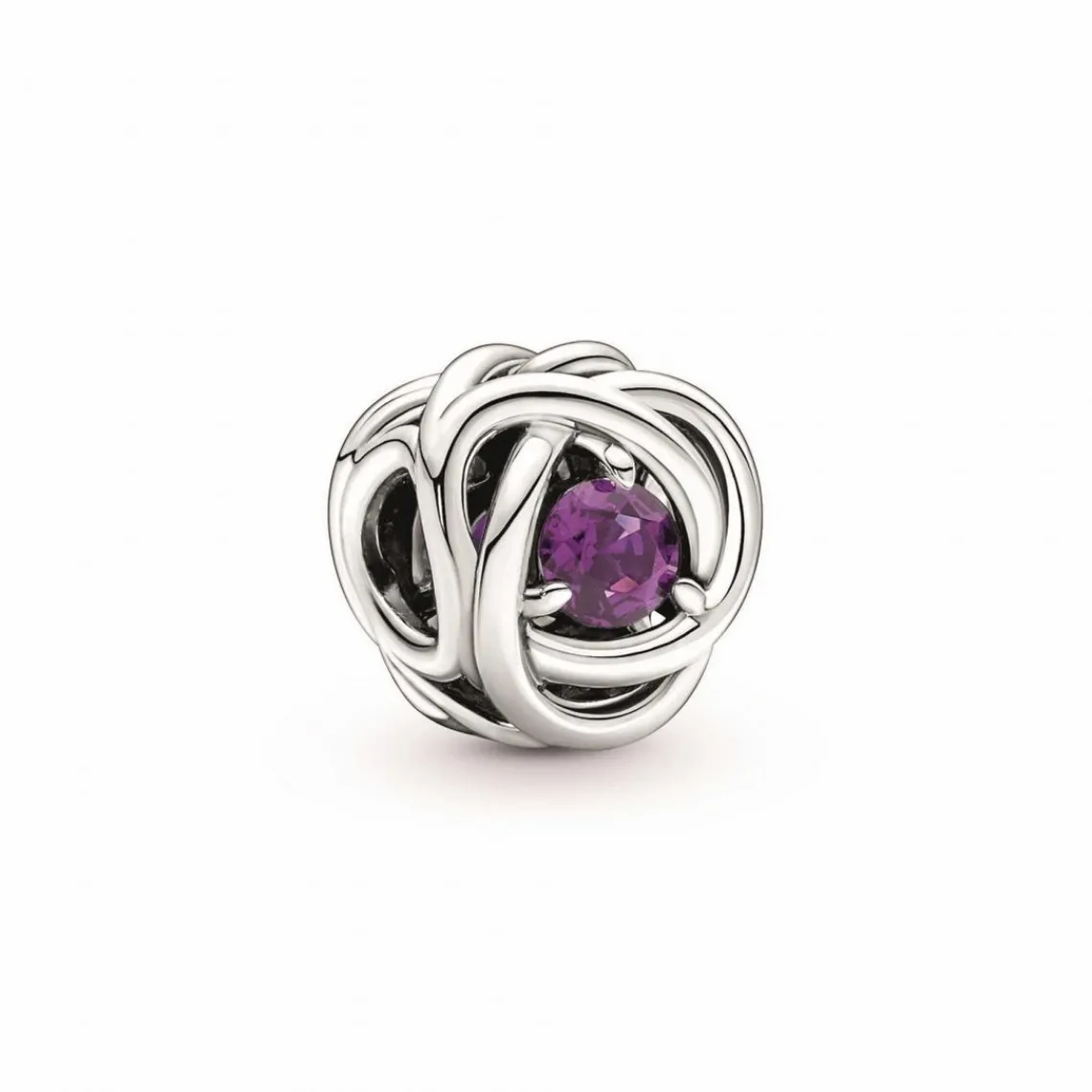 Pandora Charm moments Rose Ajourée & cristaux violet | Femme Charms