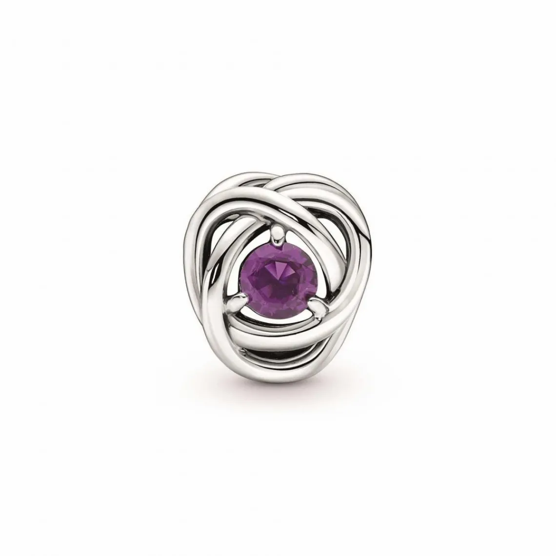 Pandora Charm moments Rose Ajourée & cristaux violet | Femme Charms