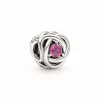 Pandora Charm moments Rose Ajourée & cristaux rose | Femme Charms