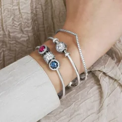 Pandora Charm Moments scintillant bleu foncé | Femme Charms