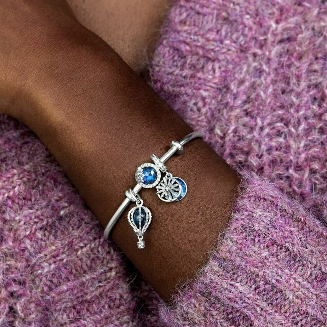 Pandora Charm Moments Voyage Montgolfière Bleu | Femme Charms