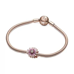 Pandora Charm Rose Marguerites Roses | Femme Charms
