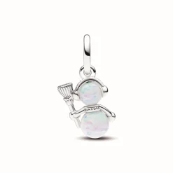 Pandora Charm Pendant Bonhomme de Neige Opalescent | Femme Charms