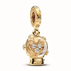 Pandora Charm Pendant Boule de Neige Cœur et Flocon | Femme Charms