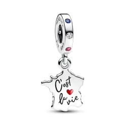 Pandora Charm Pendant Carte de la France C’est la Vie | Femme Charms