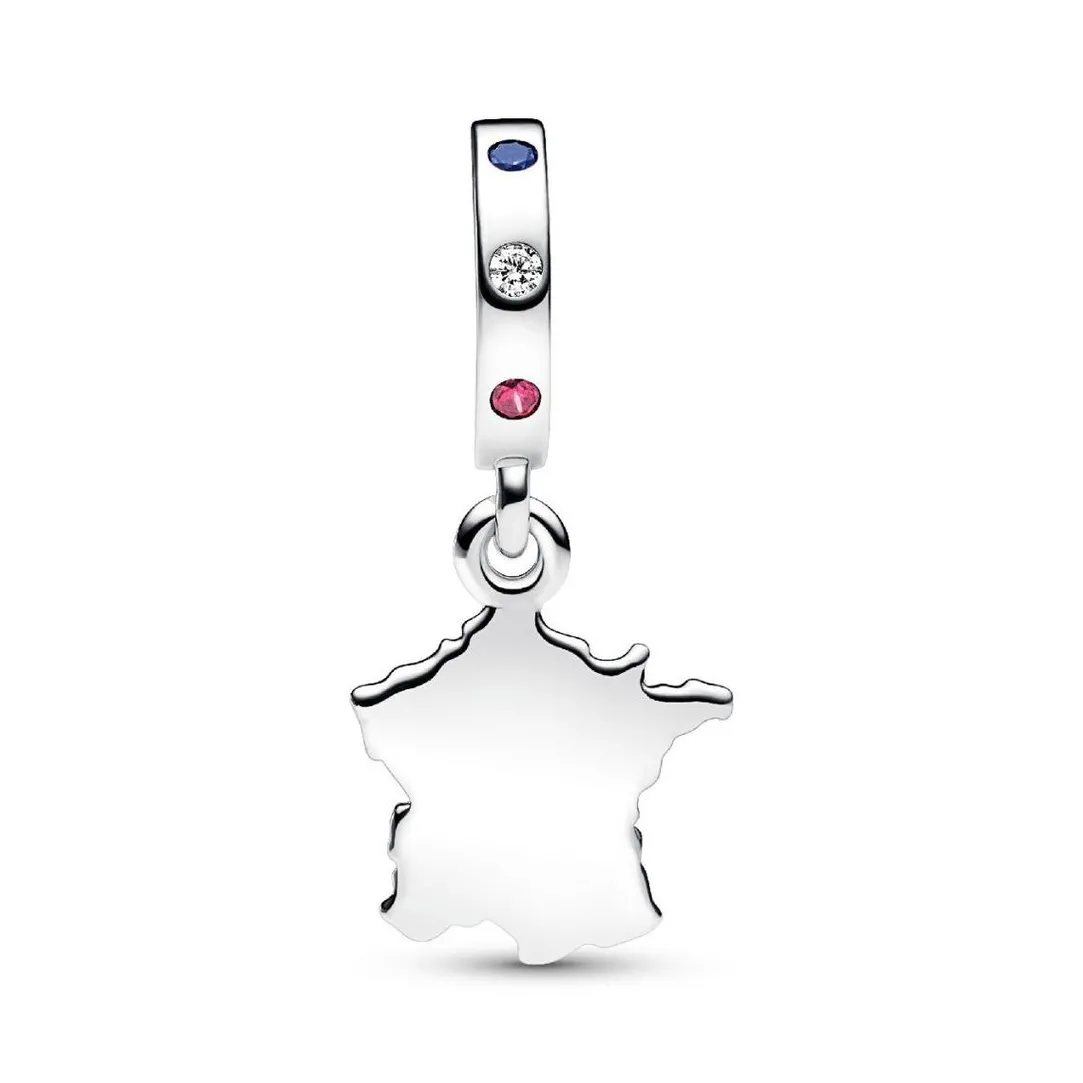 Pandora Charm Pendant Carte de la France C’est la Vie | Femme Charms