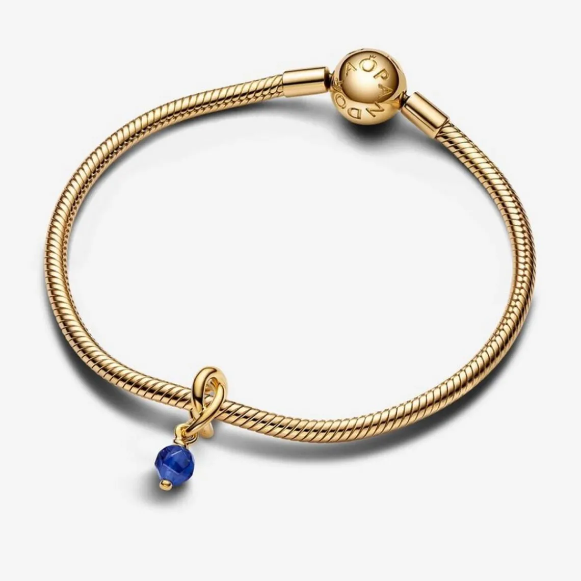 Pandora Charm Pendant Cercle de l'Éternité Bleu Facetté | Femme Charms