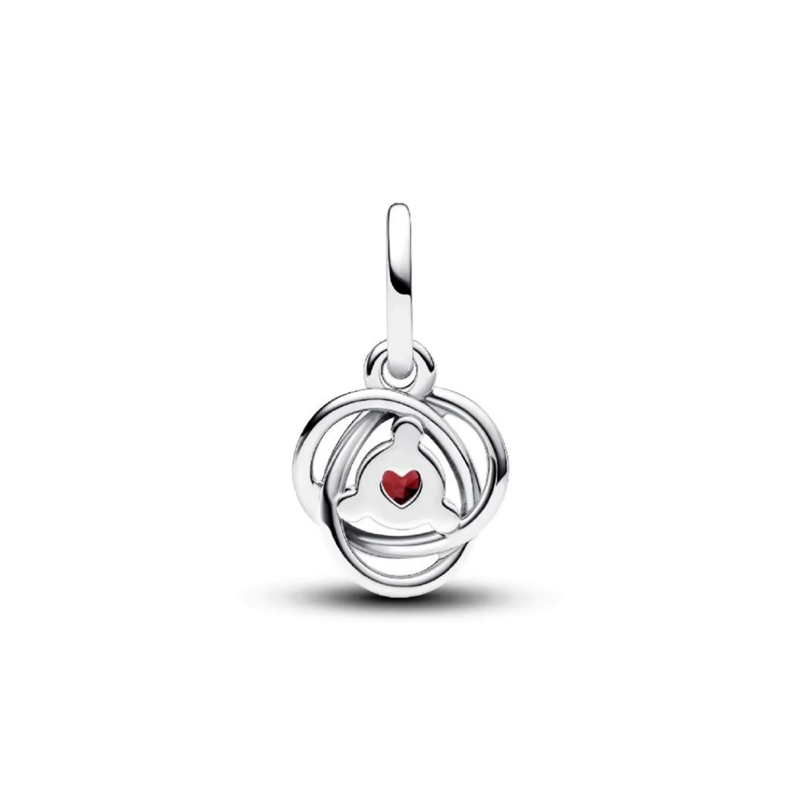 Pandora Charm Pendant Cercles de l’Éternité Rouge | Femme Charms