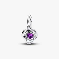 Pandora Charm Pendant Cercles de l’Éternité Violet | Femme Charms