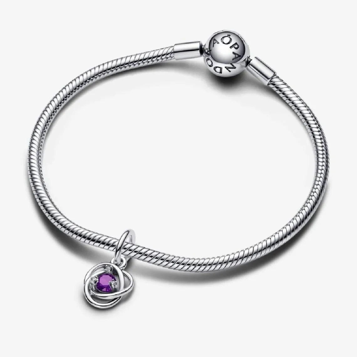Pandora Charm Pendant Cercles de l’Éternité Violet | Femme Charms