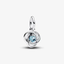 Pandora Charm Pendant Cercles de l’Éternité Bleu Azur | Femme Charms