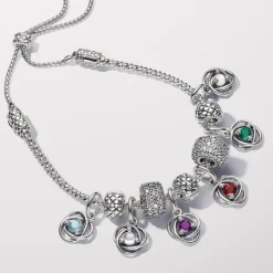 Pandora Charm Pendant Cercles de l’Éternité Bleu Azur | Femme Charms