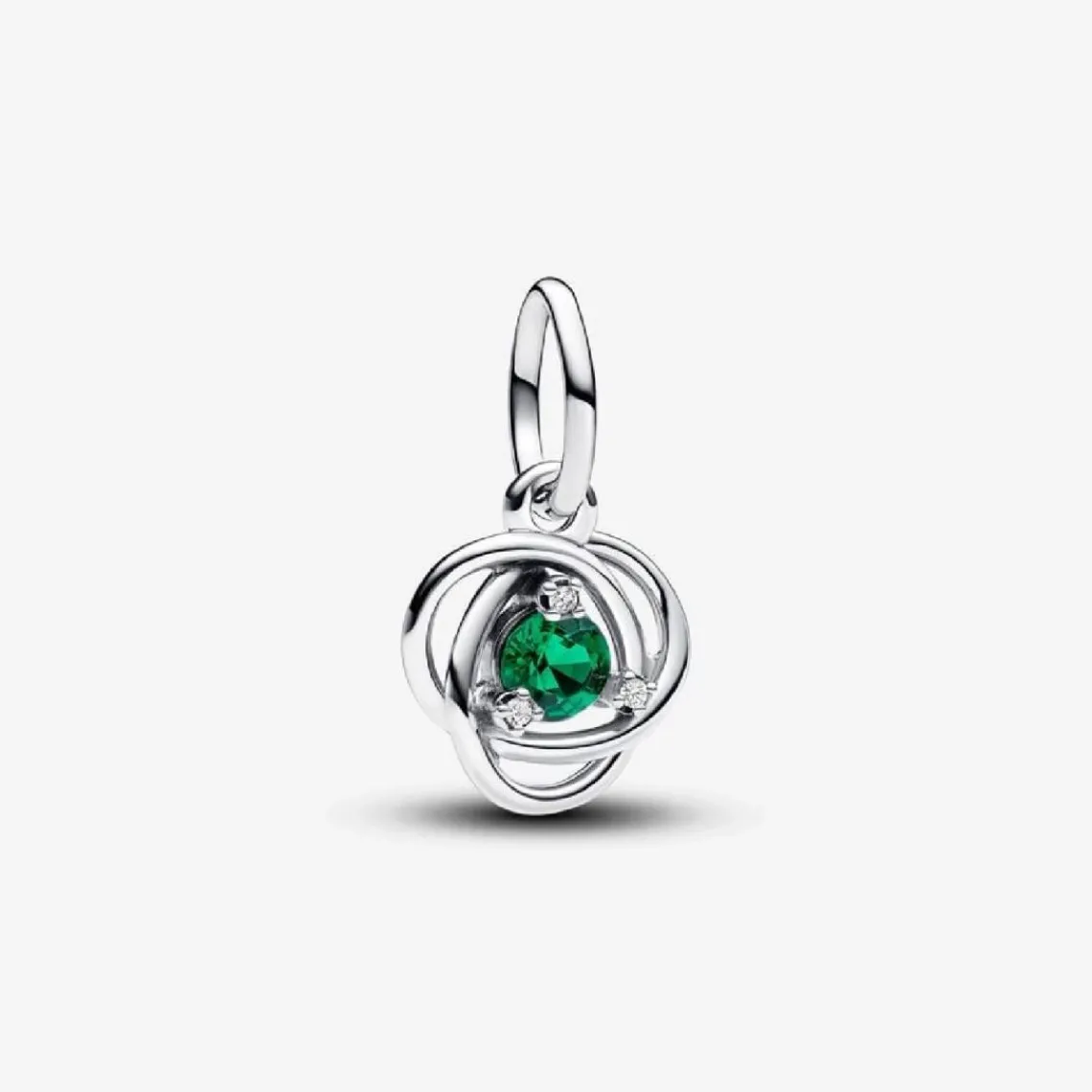 Pandora Charm Pendant Cercles de l’Éternité Vert | Femme Charms