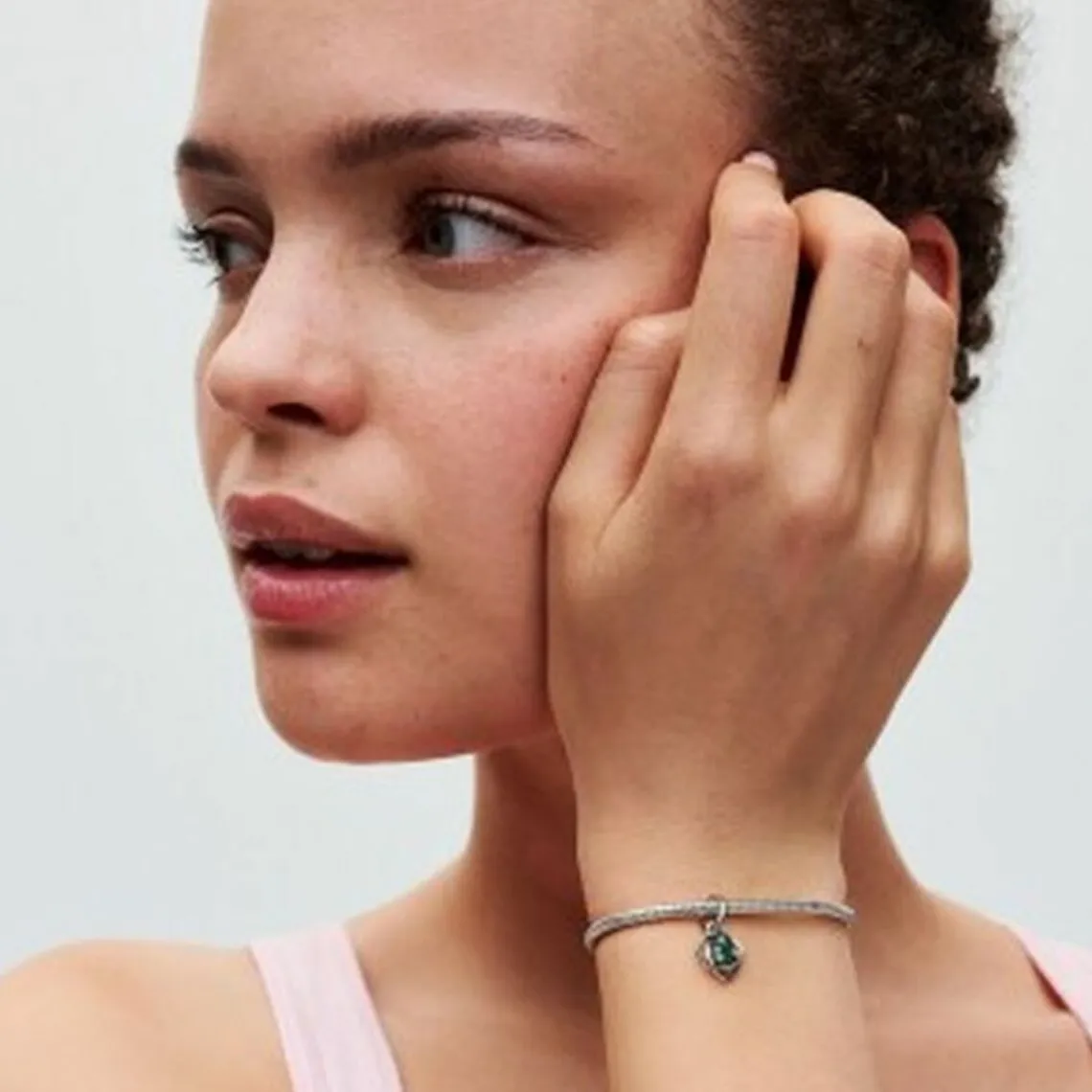 Pandora Charm Pendant Cercles de l’Éternité Vert | Femme Charms