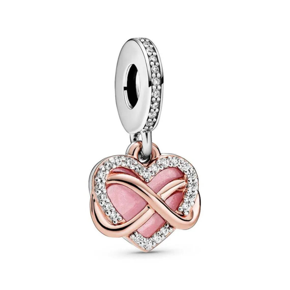 Pandora Charm Pendant Cœur Infini Fête des mères | Femme Collier Et Pendentif|Charms