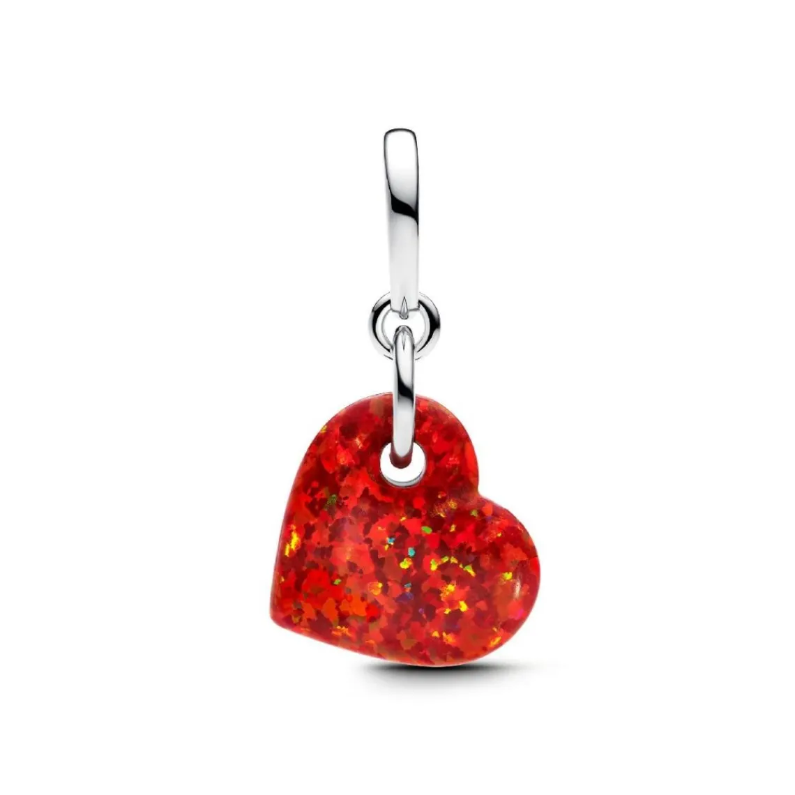 Pandora Charm Pendant Cœur Rouge Opalescent | Femme Charms