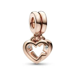 Pandora Charm Pendant Cœurs Entrelacés Sœurs Séparables – Moments | Femme Charms