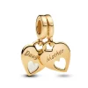 Pandora Charm Pendant Cœur Séparable Double | Femme Charms
