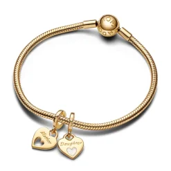 Pandora Charm Pendant Cœur Séparable Double | Femme Charms