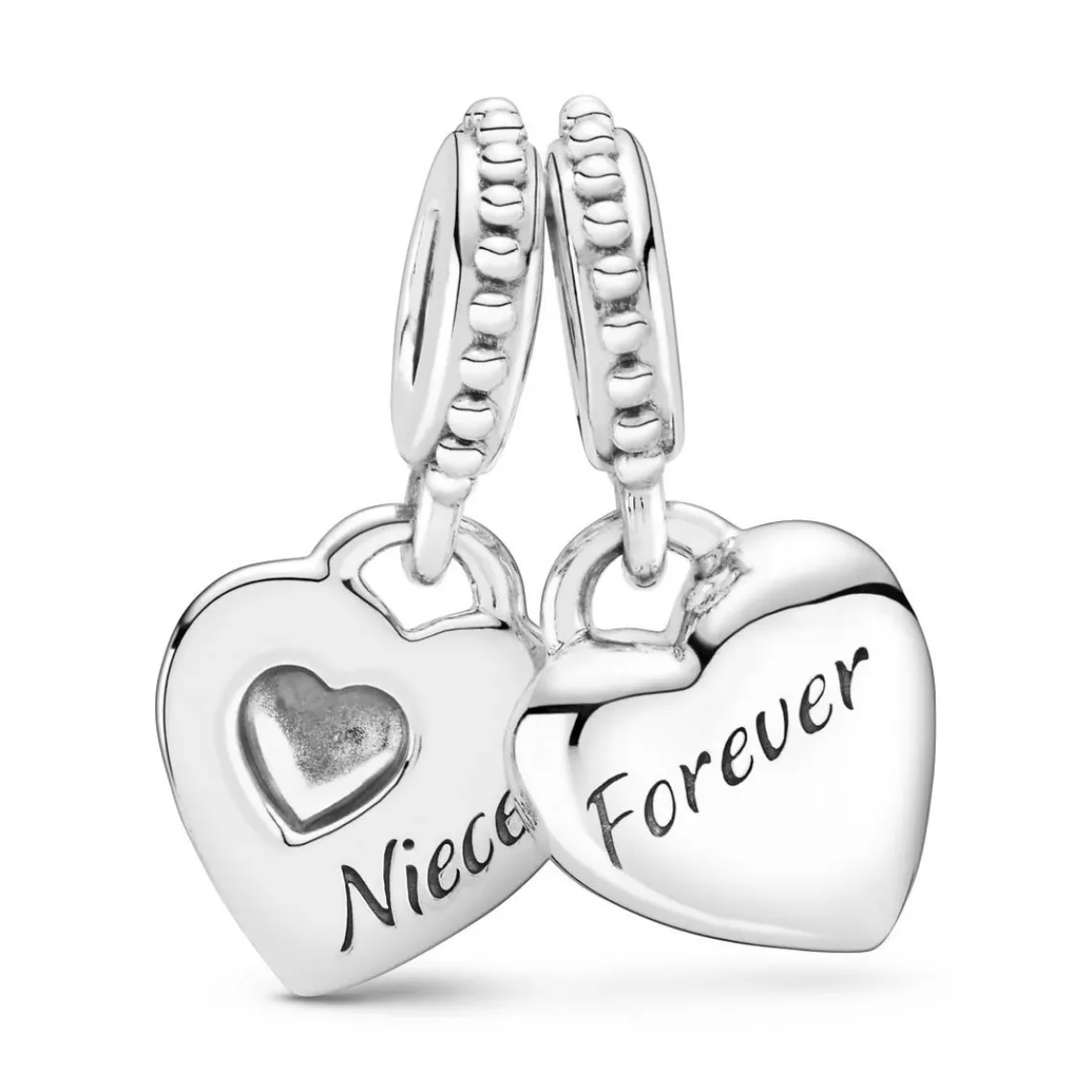 Pandora Charm Pendant Cœur Séparable Tante & Nièce People | Femme Charms