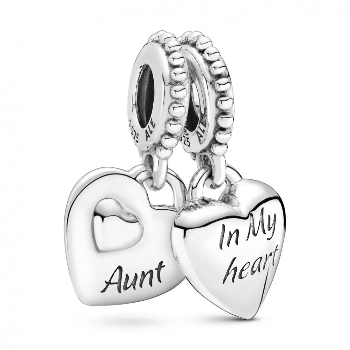 Pandora Charm Pendant Cœur Séparable Tante & Nièce People | Femme Charms