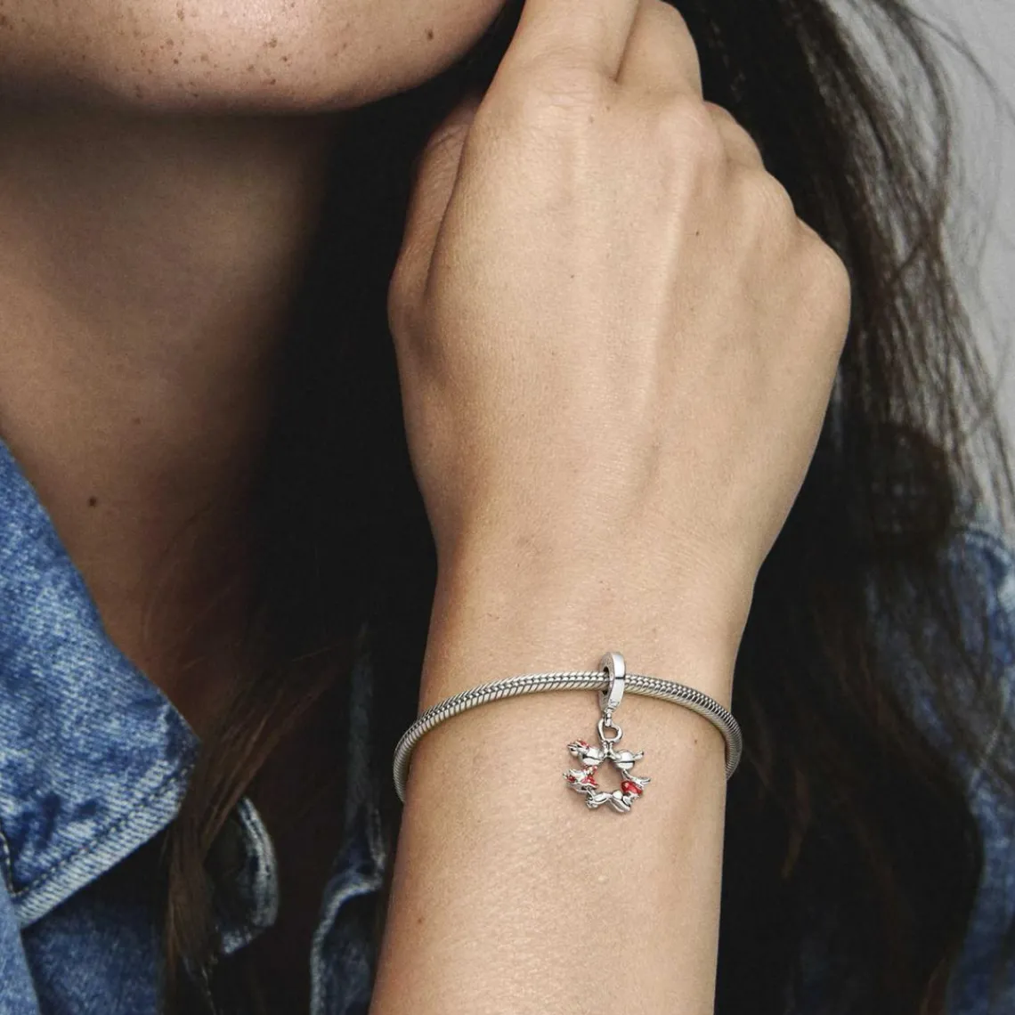 Pandora Charm pendant Disney x baiser Mickey & Minnie | Femme Charms