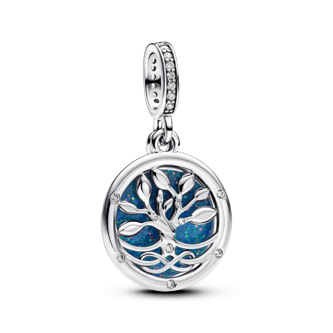 Pandora Charm Pendant Double Arbre de l’Infini Luminescent | Femme Charms