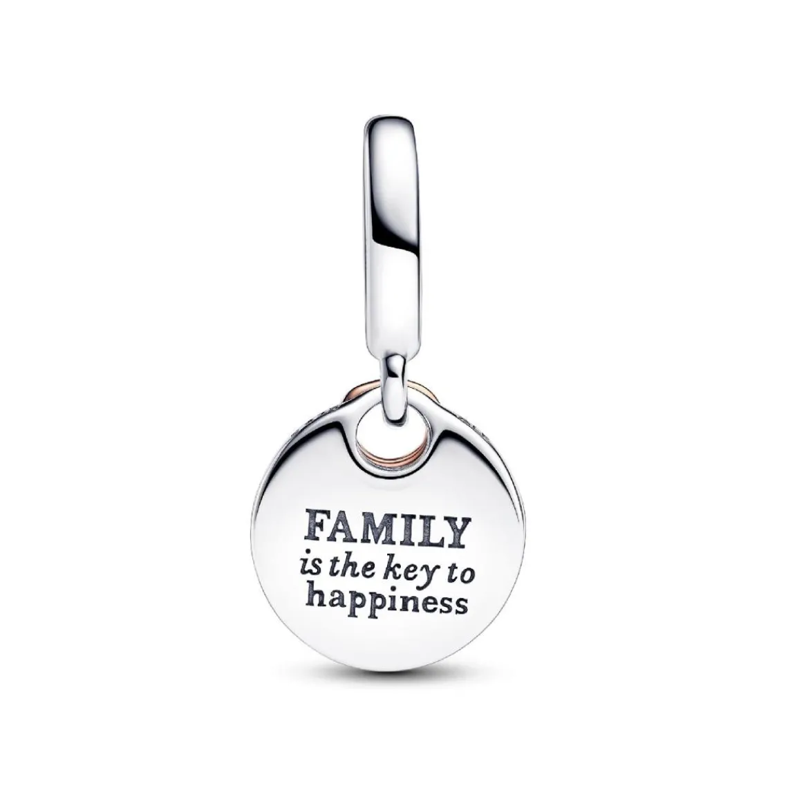 Pandora Charm Pendant Double Clef du Bonheur Bimatière | Femme Charms