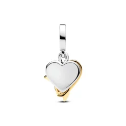 Pandora Charm Pendant Double Cœur & Flèche Gravable | Femme Charms
