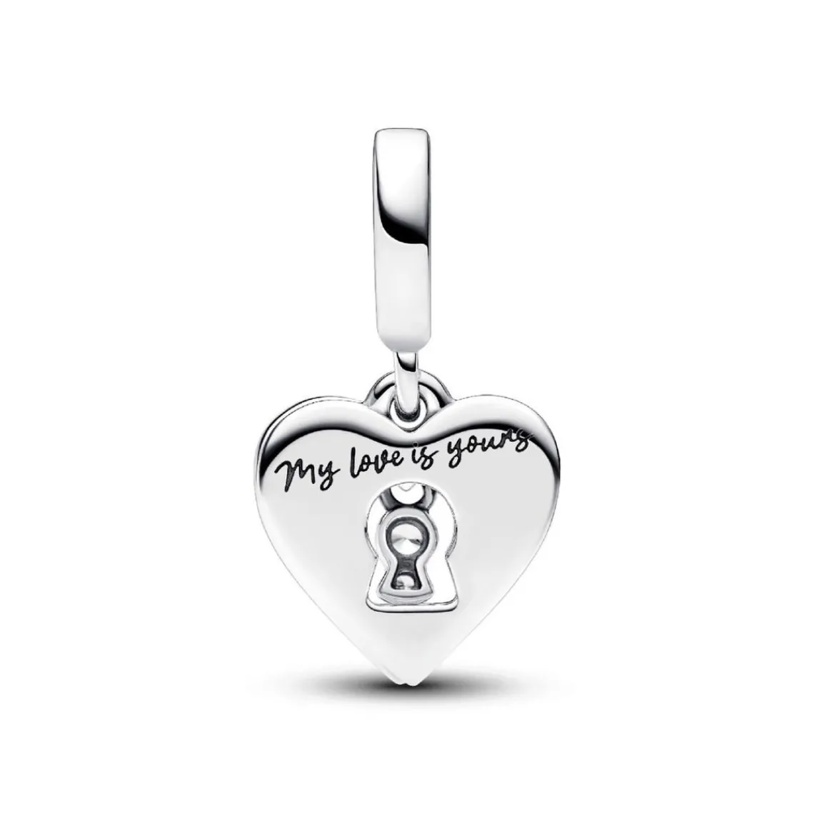 Pandora Charm Pendant Double Cœur Rouge et Serrure | Femme Charms