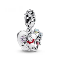 Pandora Charm Pendant Double Disney Winnie l’Ourson et Porcinet | Femme Charms