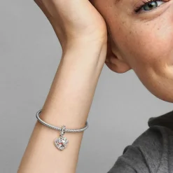 Pandora Charm Pendant Double Disney Winnie l’Ourson et Porcinet | Femme Charms