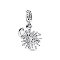 Pandora Charm Pendant Double Feu d’Artifice Scintillant | Femme Charms