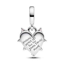Pandora Charm Pendant Double Opalescent Amitié | Femme Charms