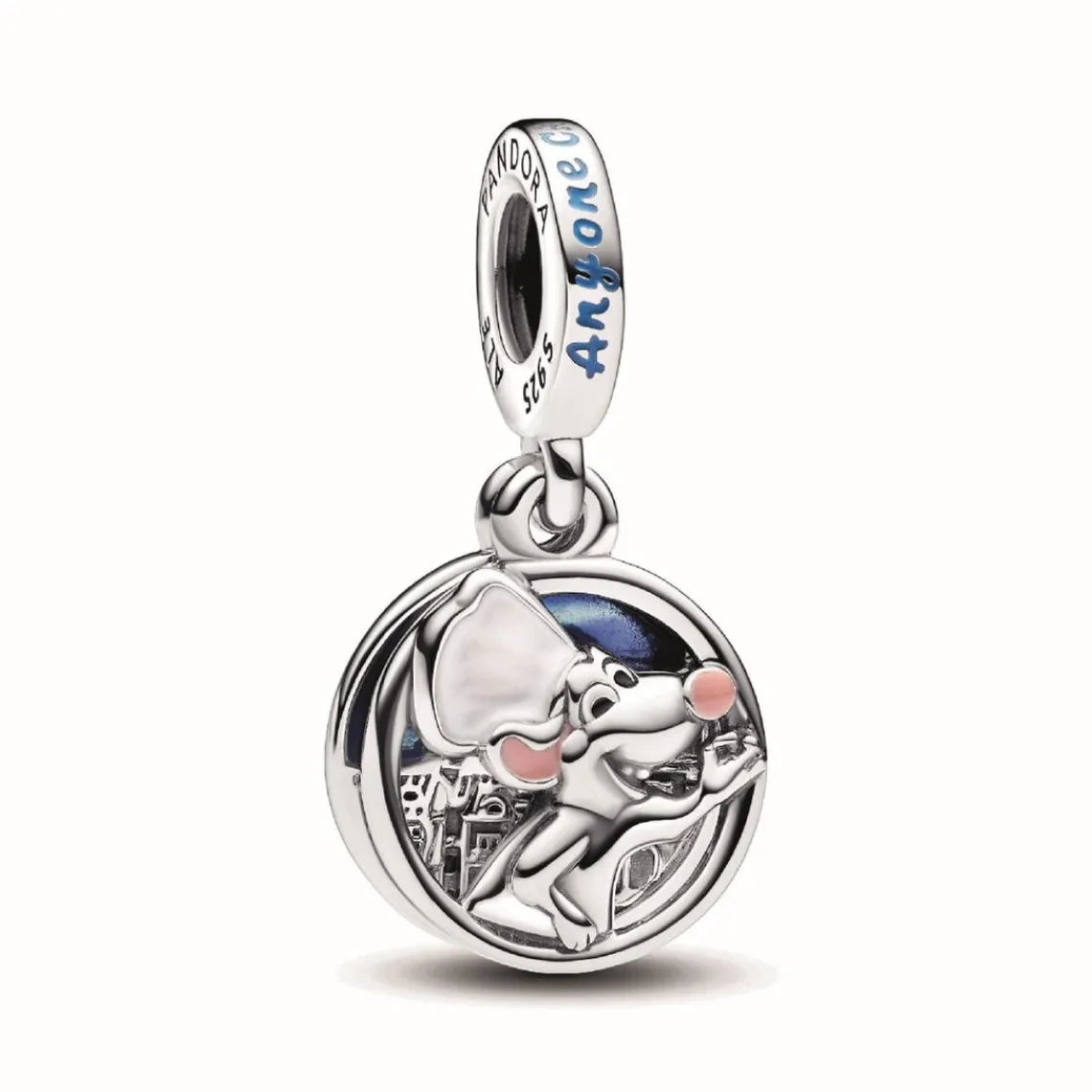 Pandora Charm Pendant Double Parcs Disney Pixar Ratatouille | Femme Charms