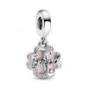 Pandora Charm Pendant Double Trèfle à Quatre Feuilles de l'Amitié | Femme Charms