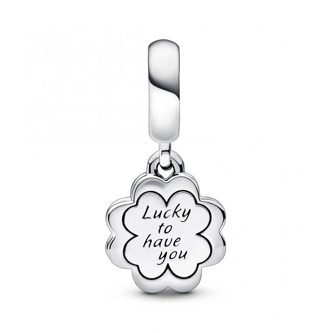 Pandora Charm Pendant Double Trèfle à Quatre Feuilles de l'Amitié | Femme Charms