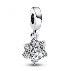 Pandora Charm Pendant Empreinte de Patte Scintillante | Femme Charms