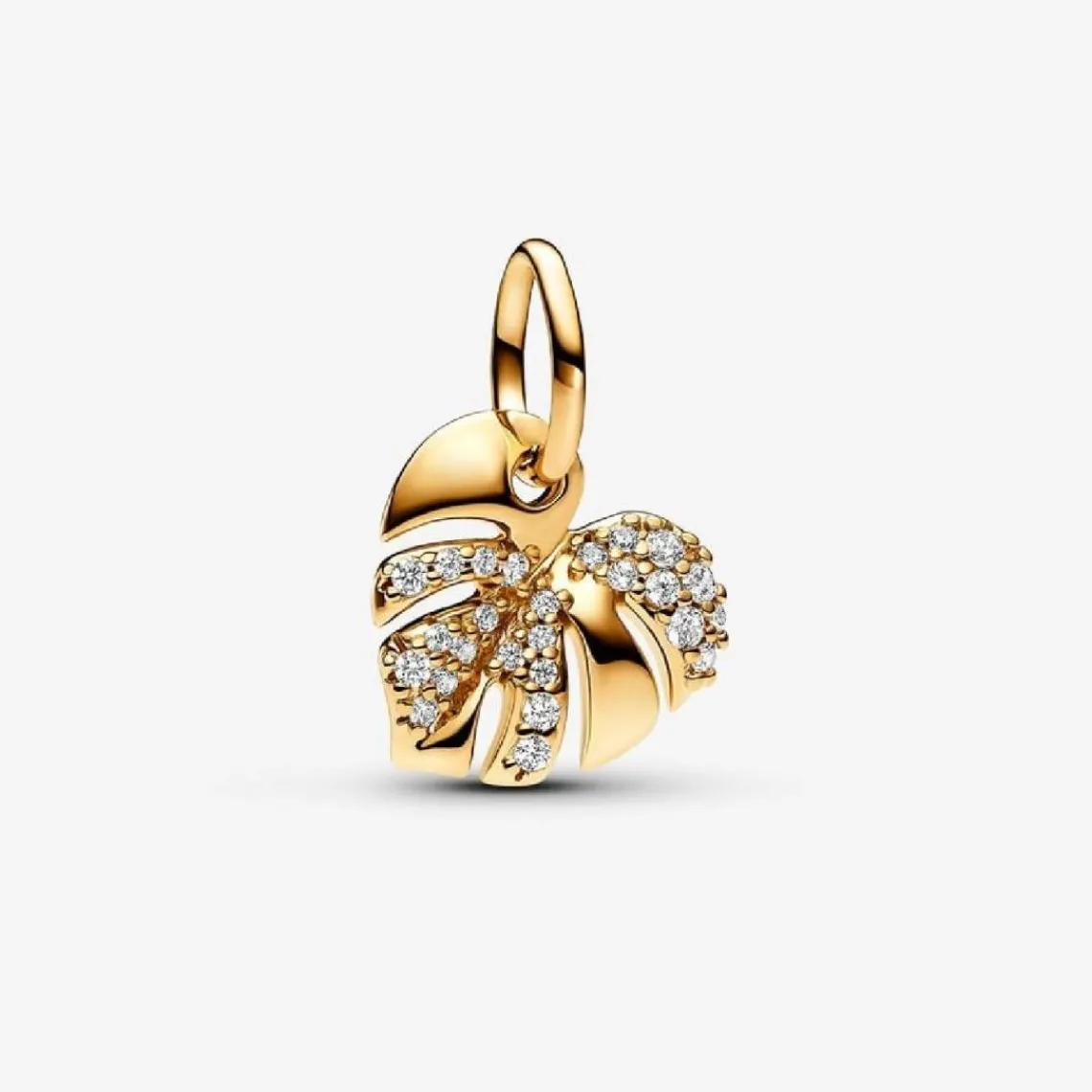 Pandora Charm Pendant Feuille de Monstera Scintillante | Femme Charms
