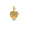 Pandora Charm Pendant Gravable Cœur Love Doré | Femme Charms