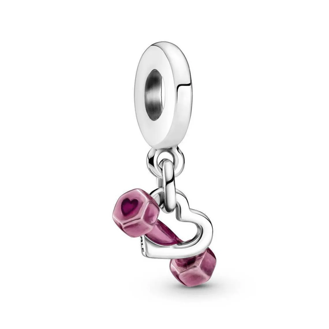 Pandora Charm Pendant Haltère & Cœur Moments | Femme Charms