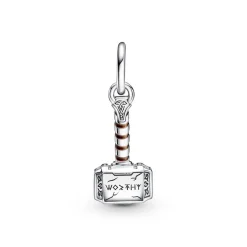 Pandora Charm pendant Marvel x Marteau de Thor gravé | Femme Charms