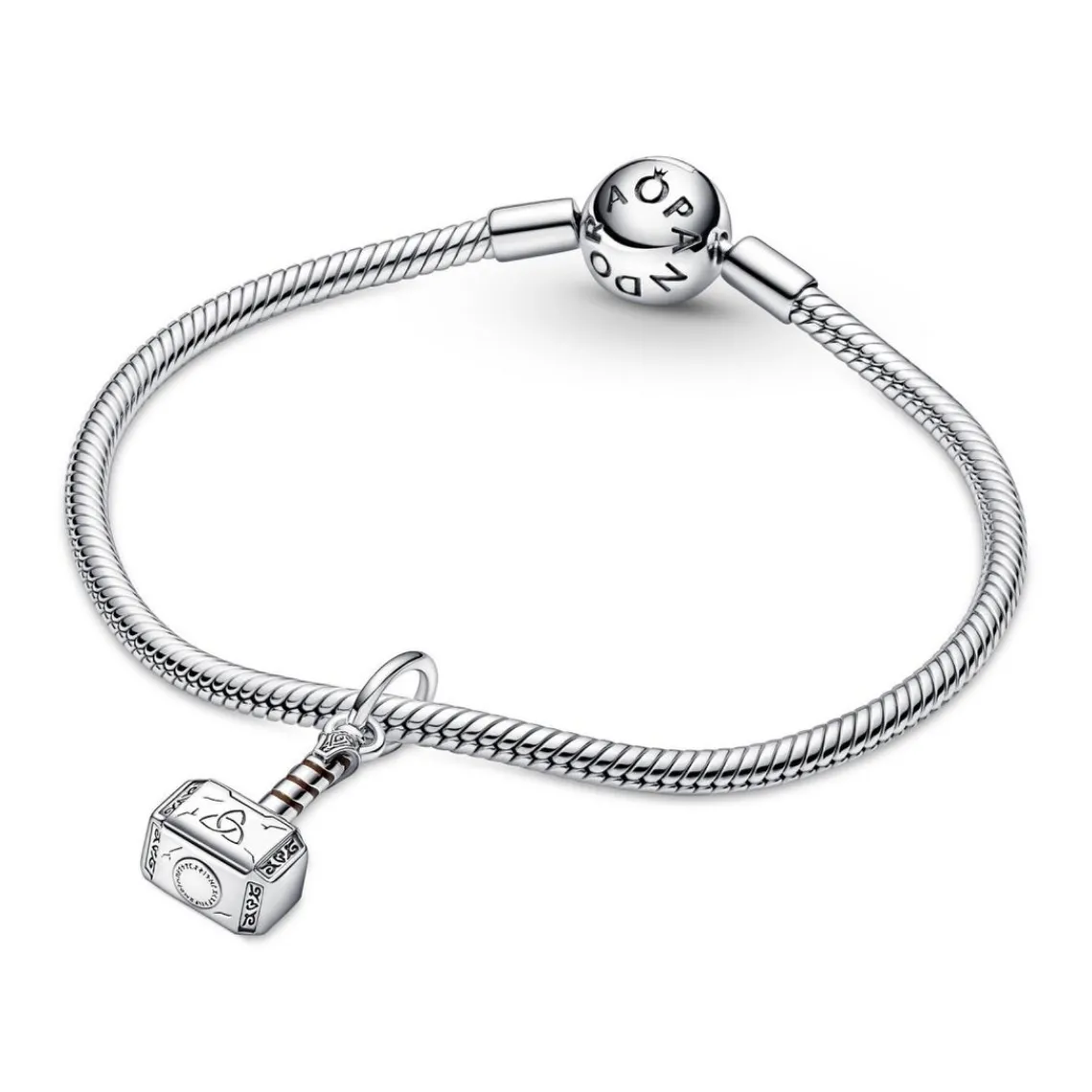Pandora Charm pendant Marvel x Marteau de Thor gravé | Femme Charms