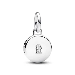 Pandora Charm Pendant Médaillon Amour Ouvrable et Gravable Argent | Femme Charms